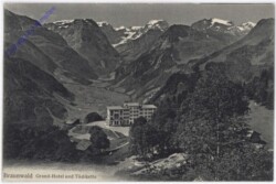 ak193205 Braunwald, Grand-Hotel und Tödikette