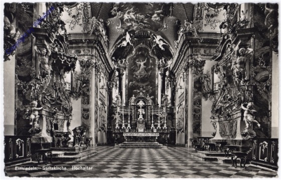 Einsiedeln, Stiftskirche, Hochaltar