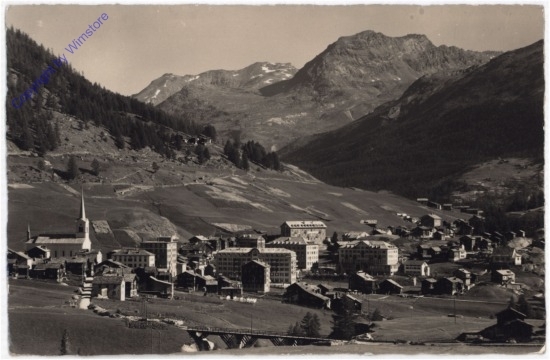 ak193227 Saas-Fee, Dorfansicht