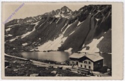 ak193231 Flüela-Hospiz mit Schottensee und Schwarzhorn