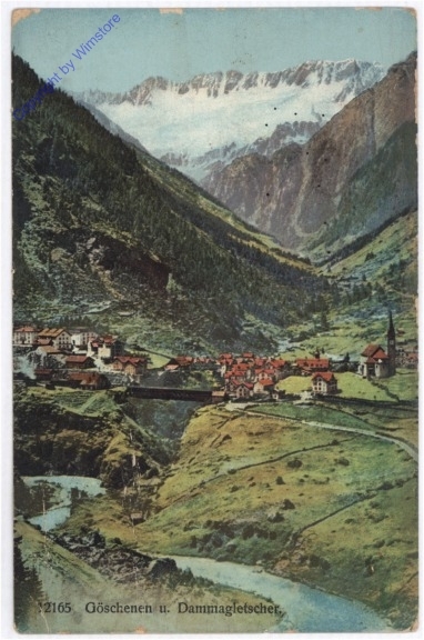 Göschenen u. Dammagletscher