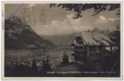 Kurhaus Waldheim Meis gegen das Rheintal