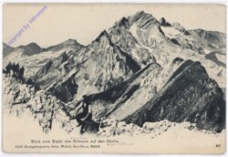 ak193252 Blick vom Gipfel des Altmann auf den Säntis