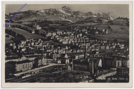 St. Gallen, mit Säntis