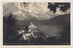 Locarno, Madonna del Sasso mit Lago Maggiore