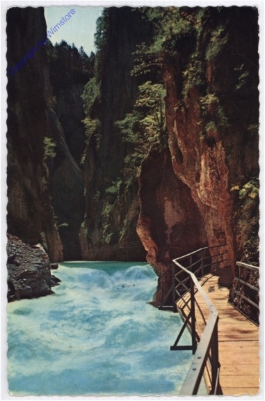 ak193325 Aaresschlucht bei Meiringen