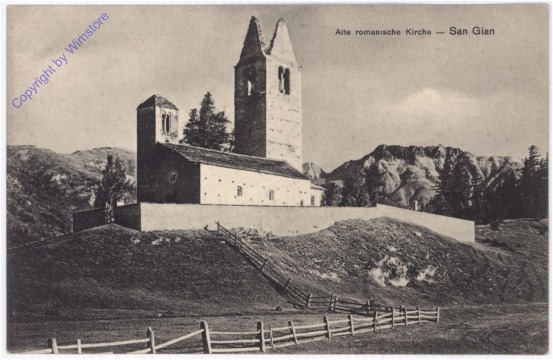 ak193335 San Gian, Alte romanische Kirche