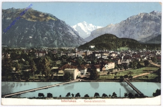 ak193344 Interlaken, Generalansicht