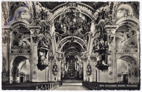 Einsiedeln, Kirche, Hochaltar