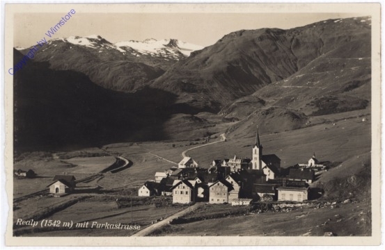 Realp, mit Furkastraße
