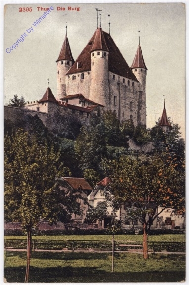 ak193404 Thun, Die Burg