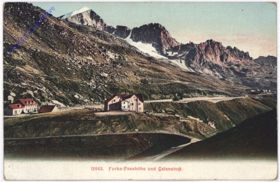 Furka-Passhöhe und Galenstock