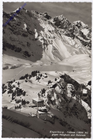 Engelberg, Trübsee gegen Hanghorn und Hutstock