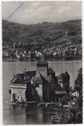 Lac Leman, Chateau de Chillon et vue sur Montreux