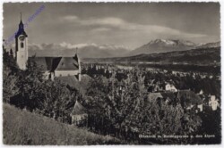 ak193492 Hitzkirch m. Baldeggersee und den Alpen