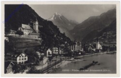 ak193500 Flüelen und der Bristenstock