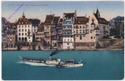 Basel, Alte Häuser am Rhein