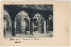ak193525 Basel, Münster, Kreuzgänge