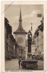 Bern, Zeitglockenturm und Simsonbrunnen