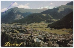 Davos, Blick auf Seehorn und Pischahorn