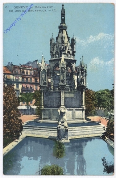 Genf, Monument du Duc de Brunswick