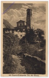 ak193595 Lugano, Castagnola, Via alle Chiesa