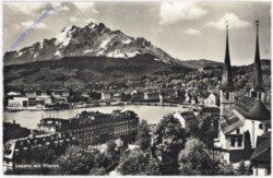 ak193598 Luzern, mit Pilatus