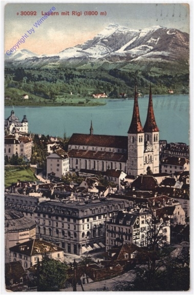 ak193605 Luzern, mit Rigi
