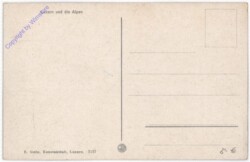 ak193614a Luzern, mit den Alpen