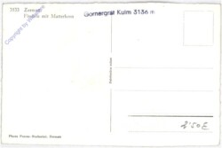 Zermatt, Findeln mit Materhorn