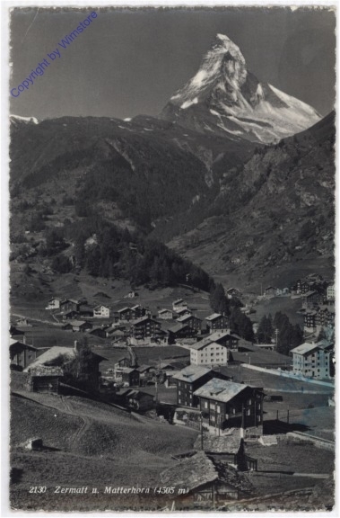 ak193622 Zermatt, und Matterhorn