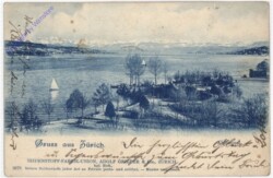 ak193637 Zürich, Gruss aus