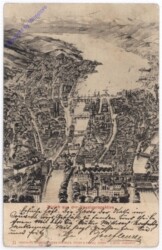 Zürich, aus der Vogelperspektive