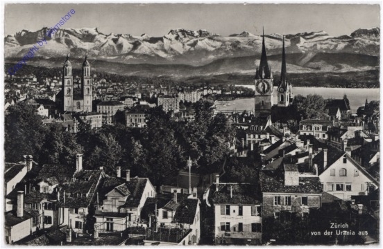 Zürich, von der Urania aus