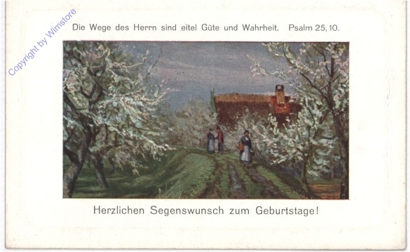 ak193762 Blühende Bäume, Geburtstag