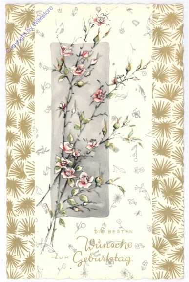ak193764 Blühende Zweige, Geburtstag