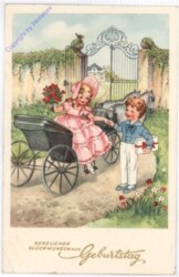 ak193801 Pärchen, Geburtstag