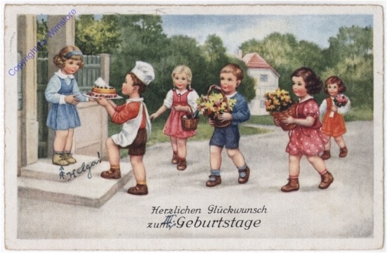 ak193807 Kinder, Geburtstag