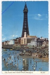 Blackpool, The Tower and Central Beach