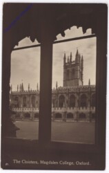 Oxford, The Cloisters, Magdalen College