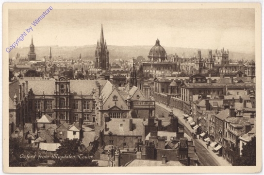 Oxford, from Magdalen Tower