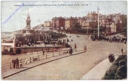 Bournemouth, Entrance to Pier from New Drive