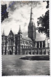 Salisbury, Cathedral from South west