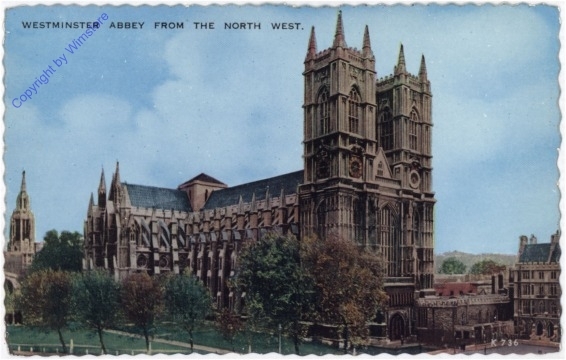 London, Westminster Abbey from the north west