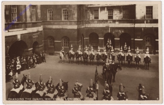 London, Changing the Guard, Whitehall
