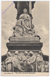 London, The Albert Memorial, Agriculture