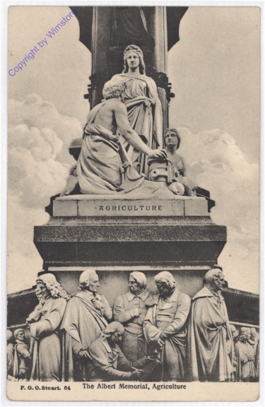 London, The Albert Memorial, Agriculture