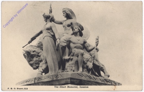 London, The Albert Memorial, America