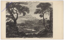 London, National Gallery Millbank, Landscape with Fir trees