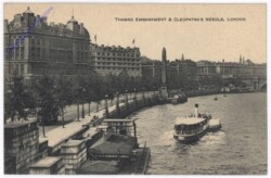 London, Thames Embankment & Cleopatra's Needle